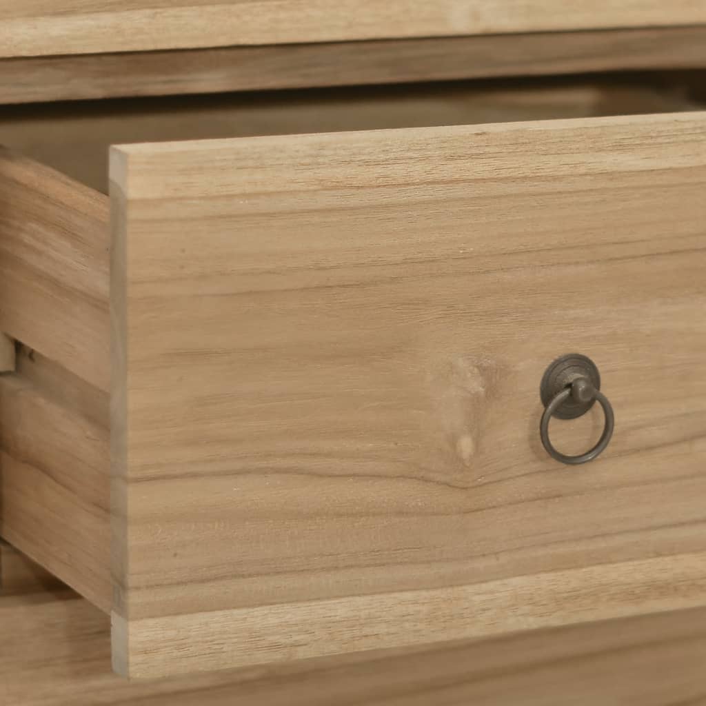 Cassettiera 40x30x100 cm in Legno Massello di Teak