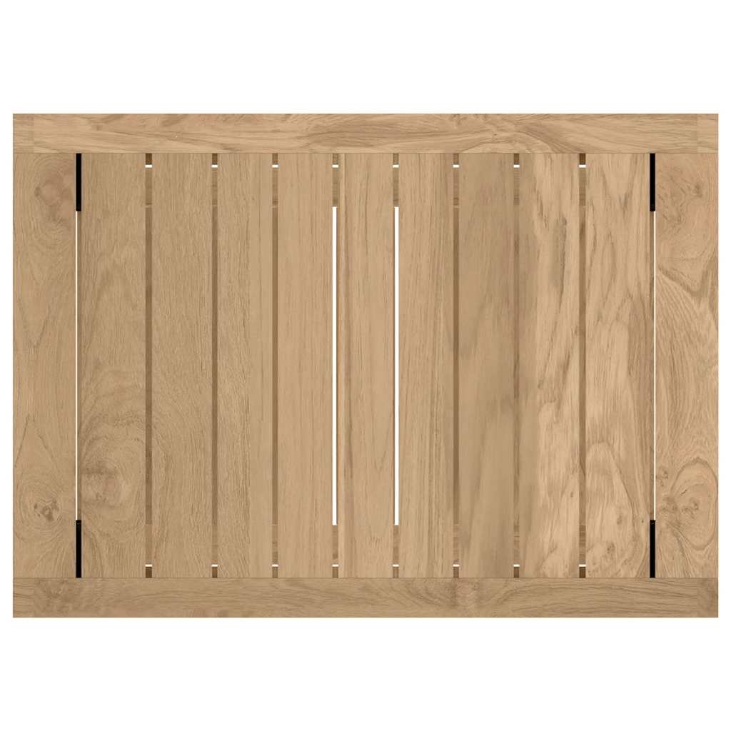 Tavolino da Bagno 50x35x45 cm in Legno Massello di Teak - homemem39