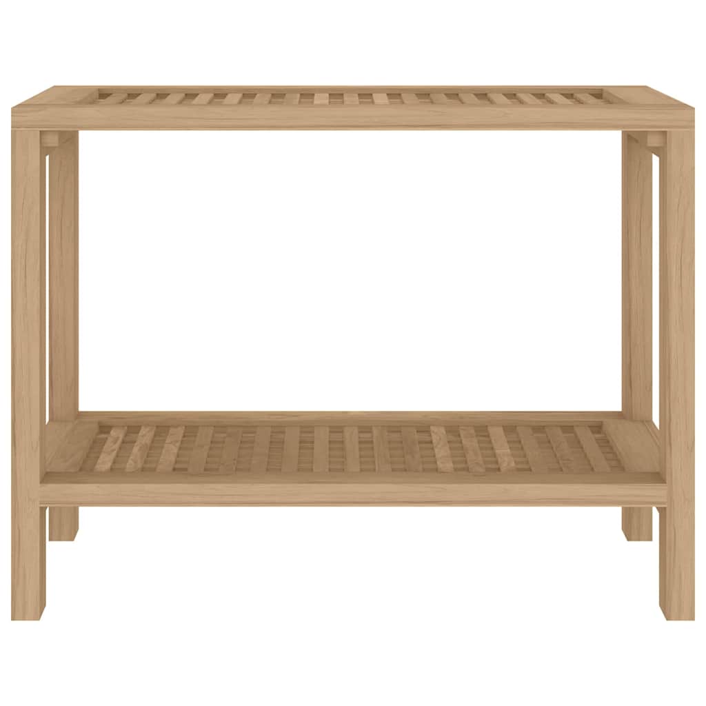 Tavolino da Bagno 60x30x45 cm in Legno Massello di Teak - homemem39