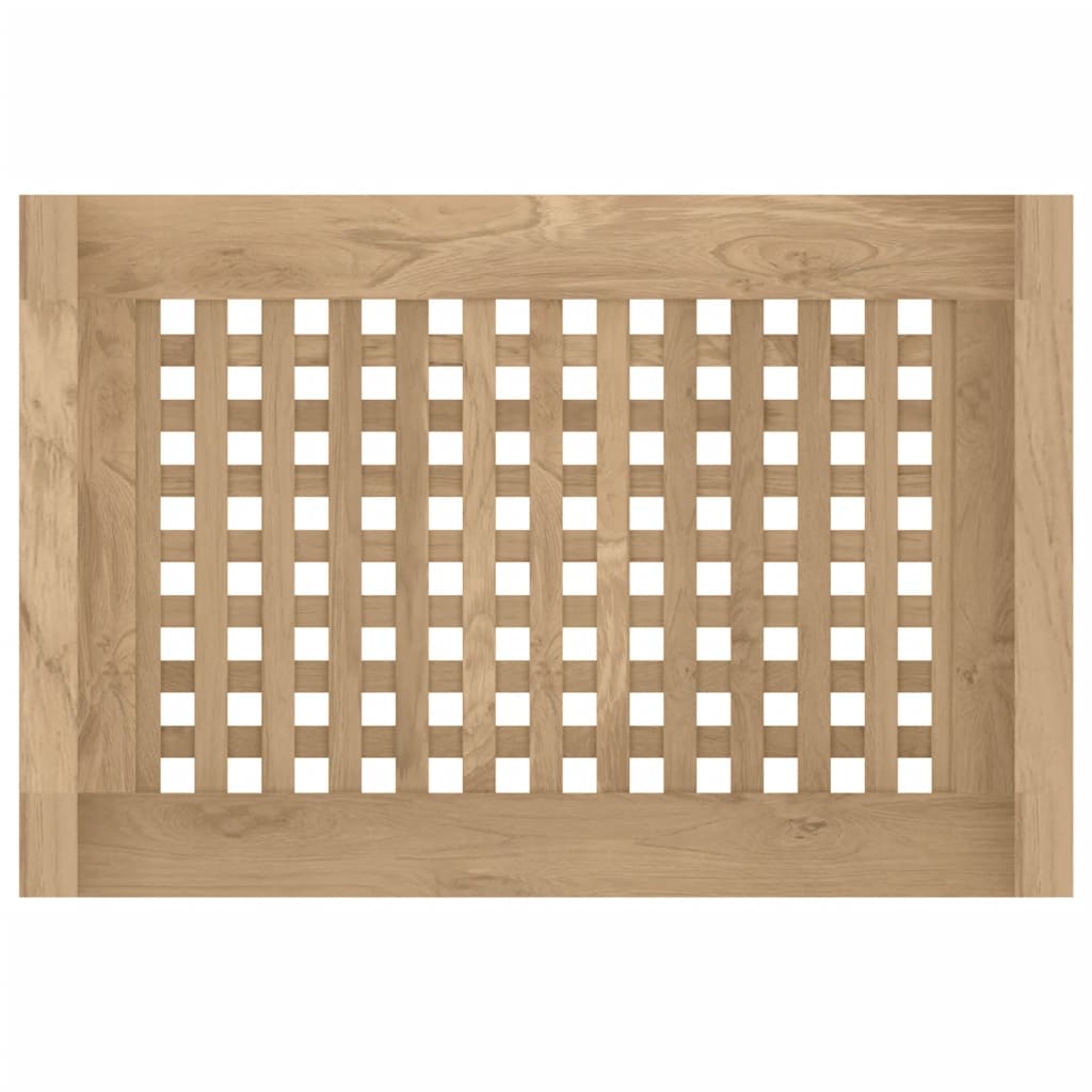 Tavolino da Bagno 45x30x45 cm in Legno Massello di Teak - homemem39