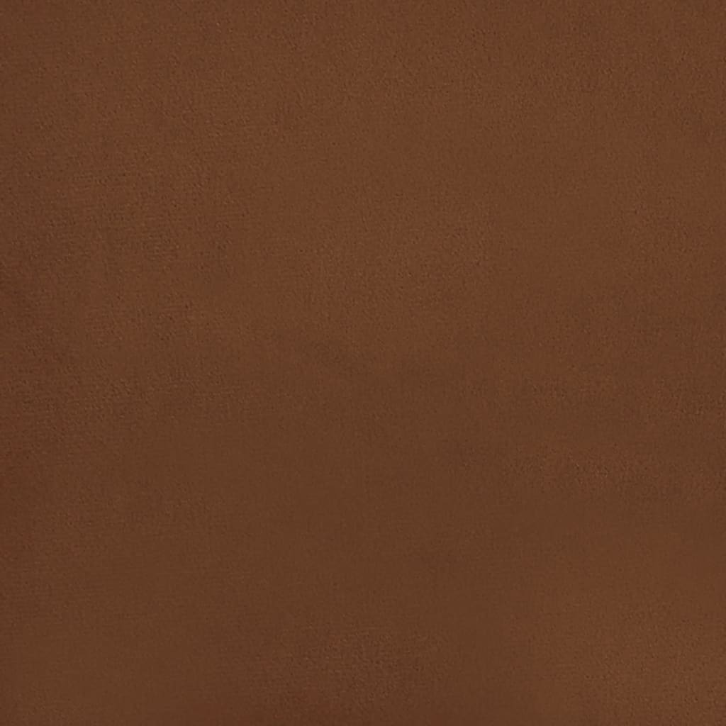 Sgabello Marrone 60x60x35 cm in Microfibra - homemem39