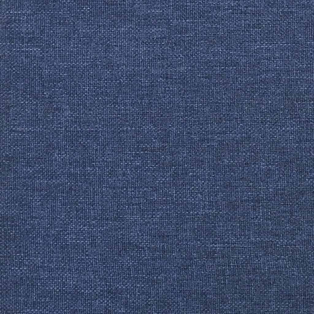 Poggiapiedi Blu 60x60x36 cm in Velluto - homemem39