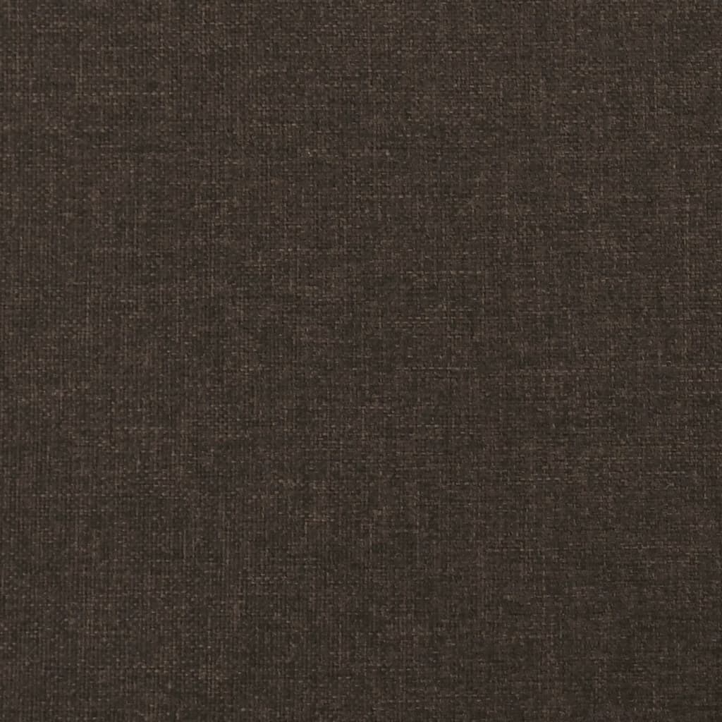 Poggiapiedi Marrone 60x60x36 cm in Tessuto e Similpelle - homemem39