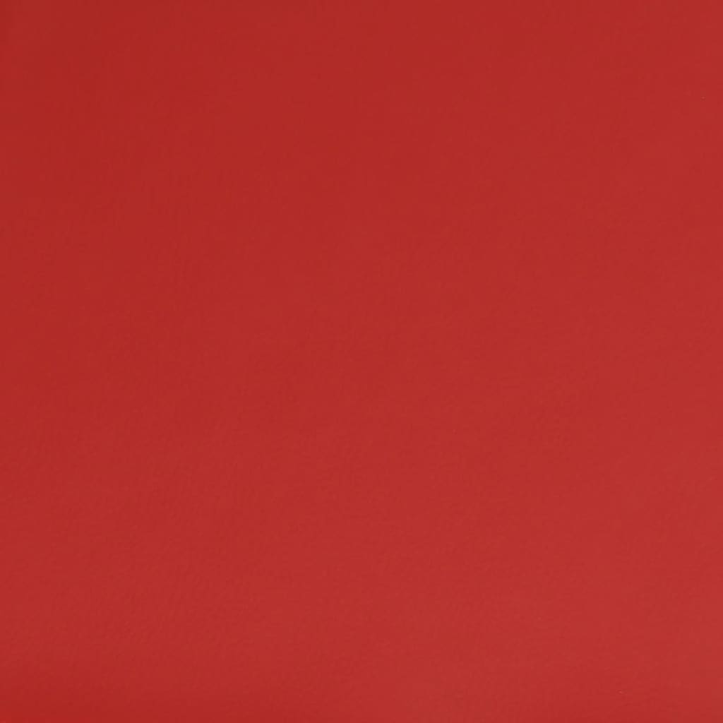Poggiapiedi Rosso Vino 60x60x36 cm in Similpelle - homemem39