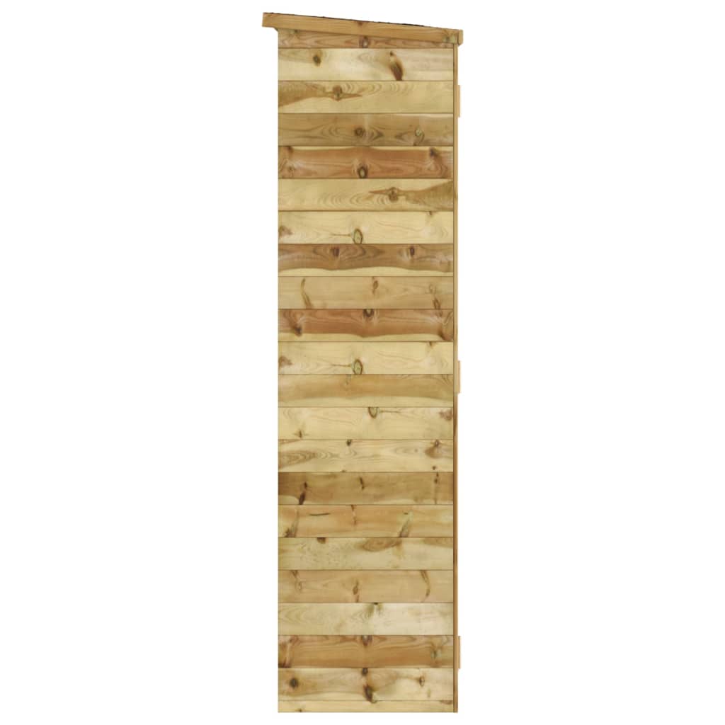 Capanno Giardino Attrezzi 123x45x171cm Pino Massello Impregnato - homemem39