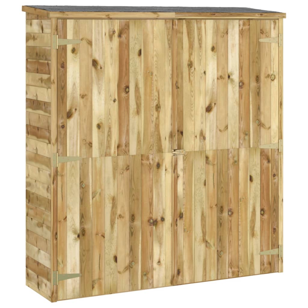 Rimessa Attrezzi Giardino 163x50x171 cm Massello di Pino - homemem39