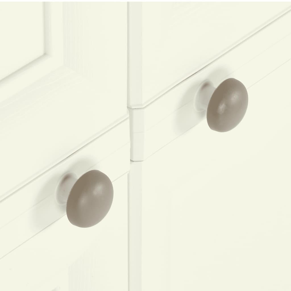 Armadietto in Plastica 79x43x125 cm Effetto Legno Vaniglia - homemem39