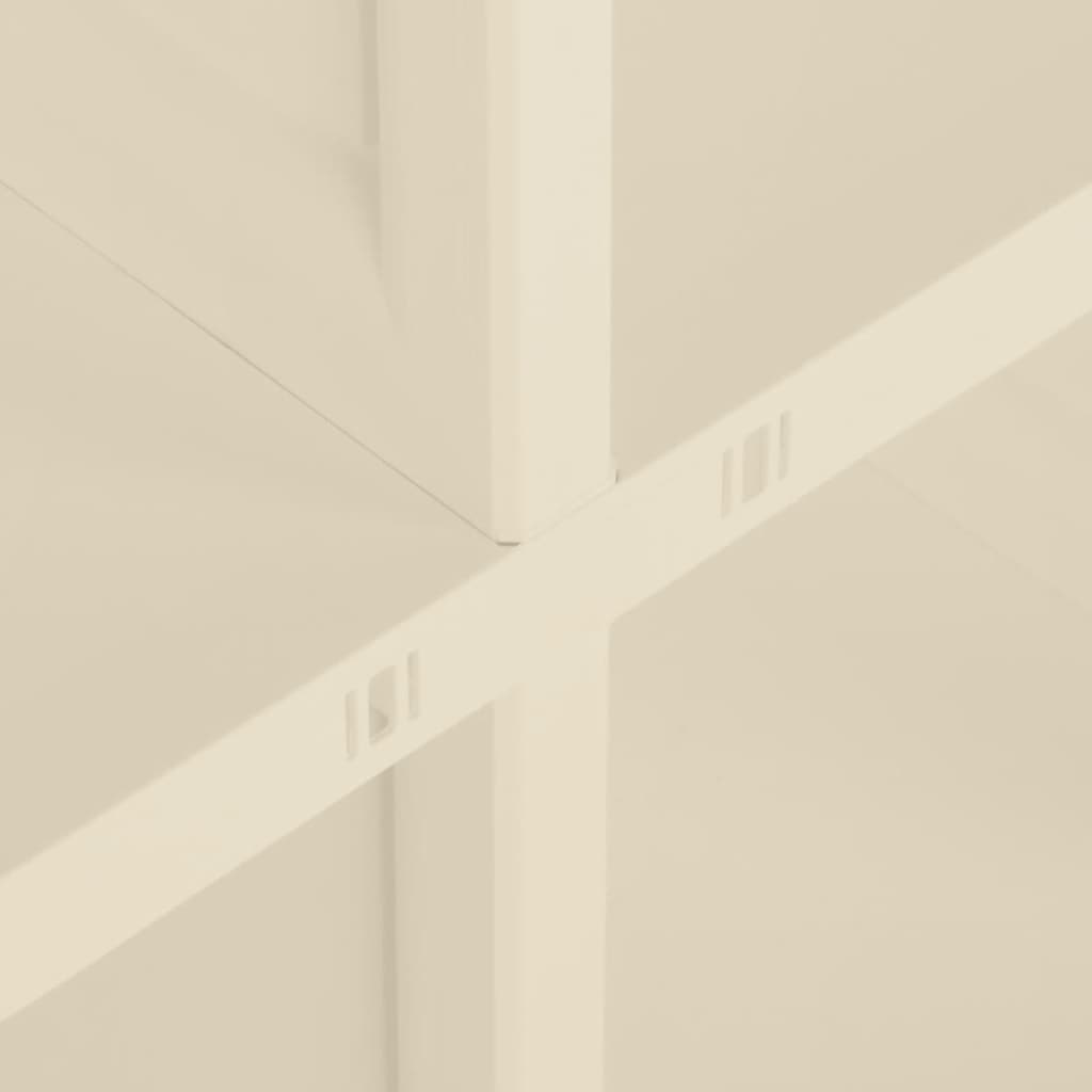 Armadietto in Plastica 79x43x85,5cm Effetto Legno Bianco Angora - homemem39