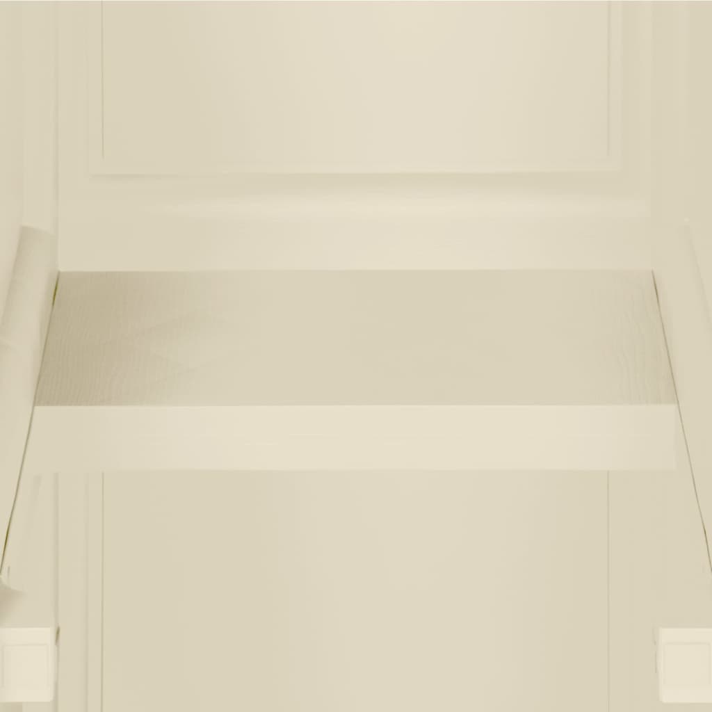 Armadietto in Plastica 40x43x125 cm Effetto Legno Bianco Angora - homemem39
