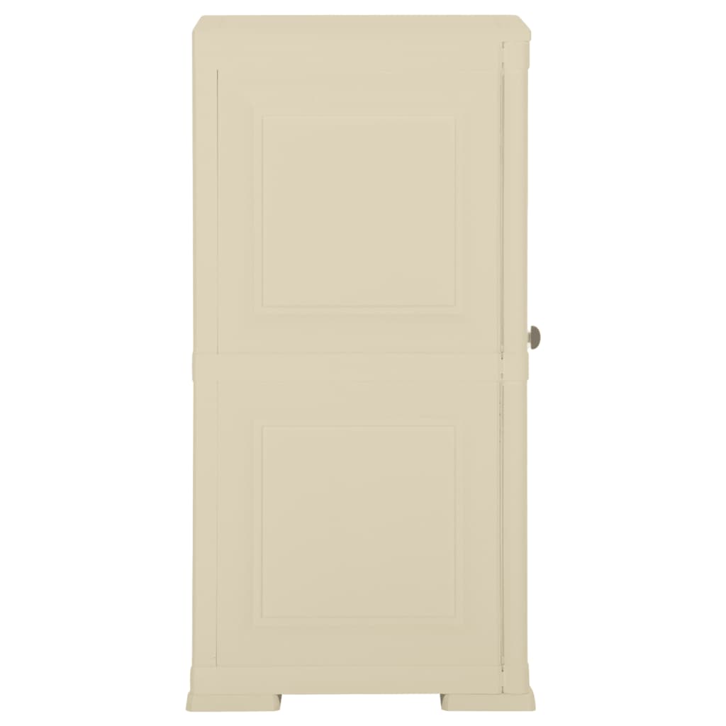 Armadietto in Plastica 40x43x85,5cm Effetto Legno Bianco Angora - homemem39