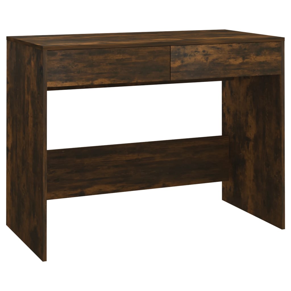 Scrivania Rovere Fumo 101x50x76,5 cm in Truciolato - homemem39