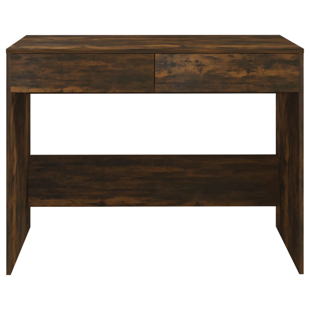 Scrivania Rovere Fumo 101x50x76,5 cm in Truciolato - homemem39