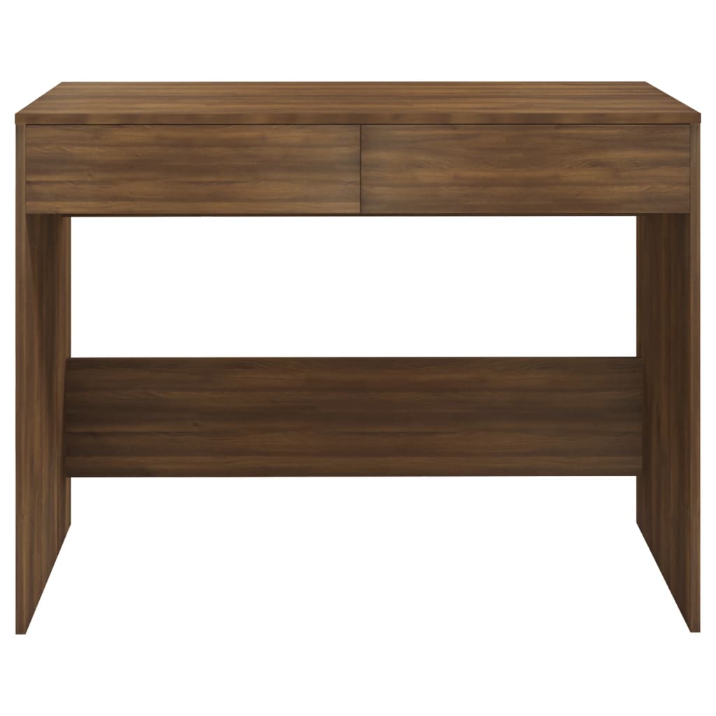 Scrivania Rovere Marrone 101x50x76,5 cm in Truciolato - homemem39
