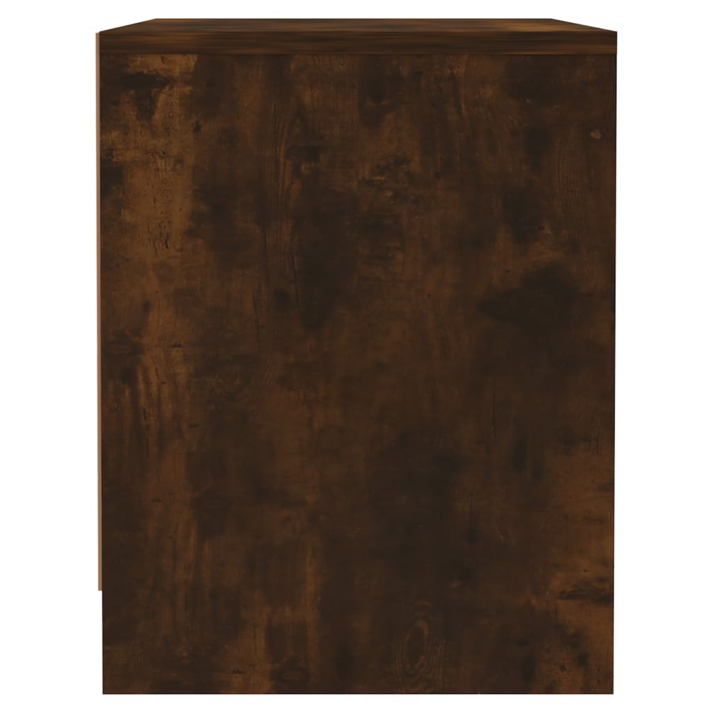 Bedside tables 2 pcs Smoked Oak 45x34x44.5 cm in chipboard