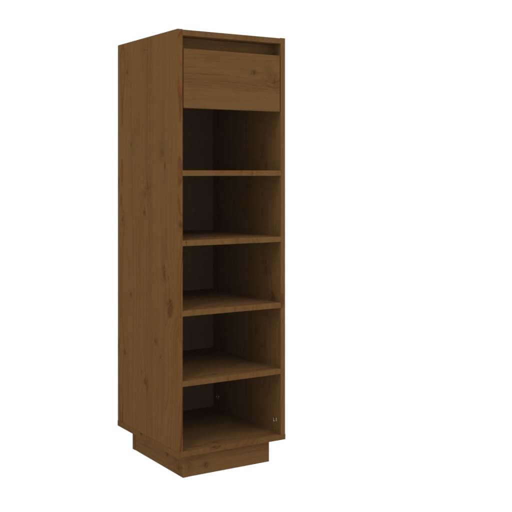 Scarpiera ambra 30x34x105 cm in Legno Massello di Pino - homemem39