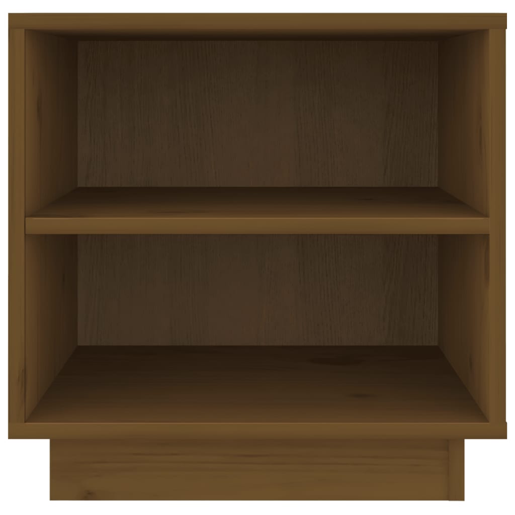 Comodini 2 pz Ambrati 40x34x40 cm in Legno Massello di Pino - homemem39