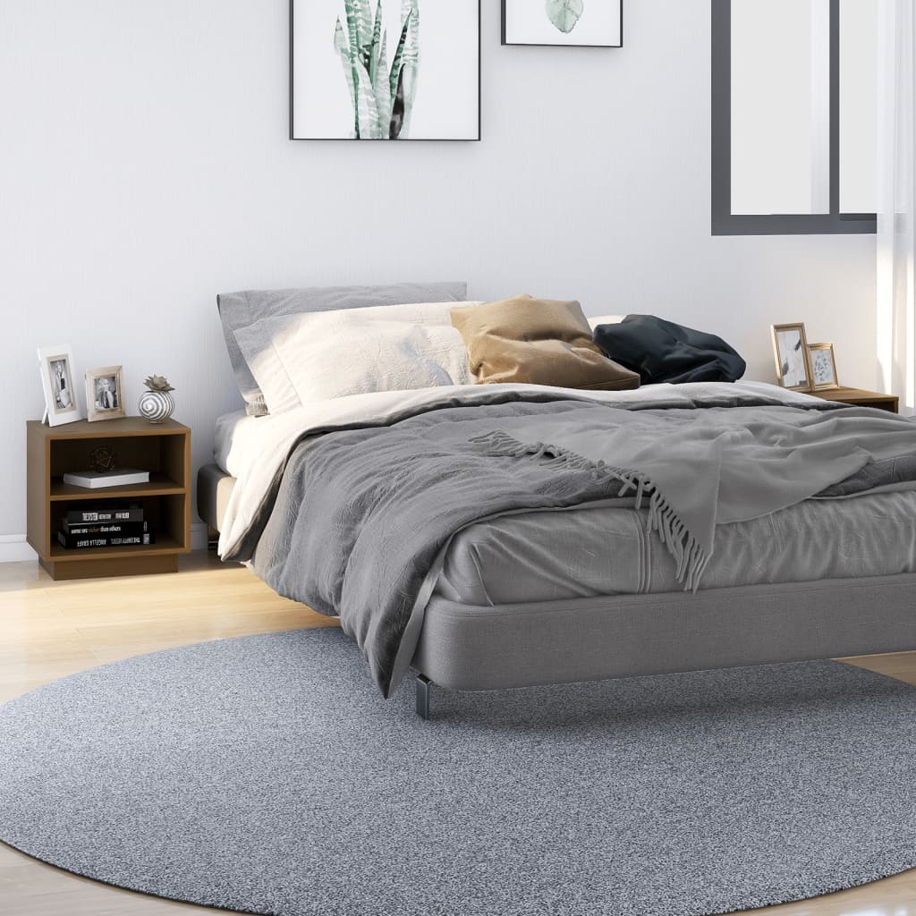 Comodini 2 pz Ambrati 40x34x40 cm in Legno Massello di Pino - homemem39