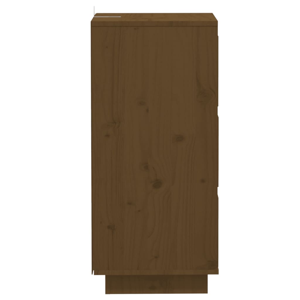 Credenze 2 pz Ambra 32x34x75 cm in Legno Massello di Pino - homemem39