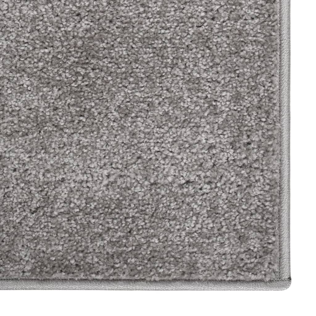 Tappeto a Pelo Corto 80x150 cm Grigio - homemem39