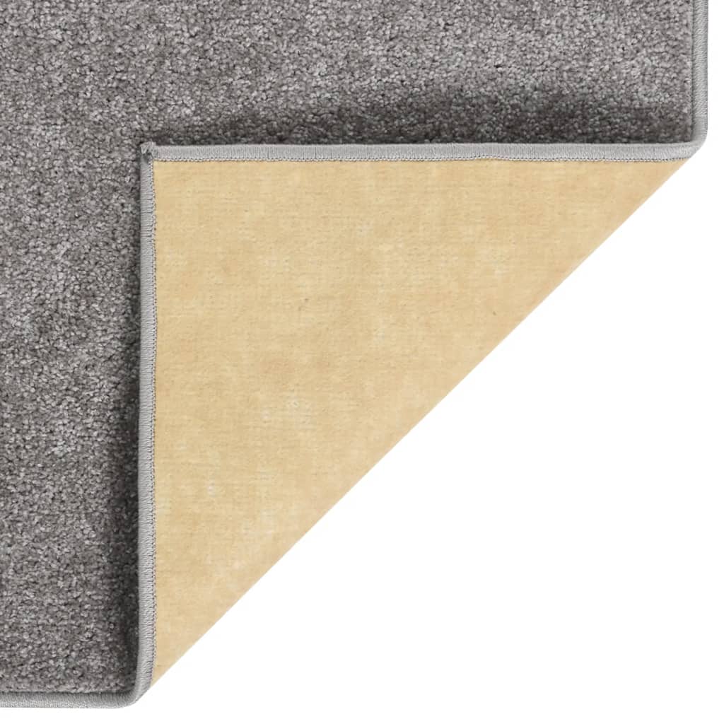 Tappeto a Pelo Corto 80x150 cm Grigio - homemem39