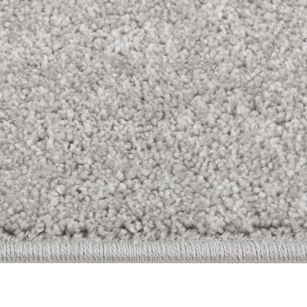 Tappeto a Pelo Corto 80x150 cm Grigio Chiaro - homemem39