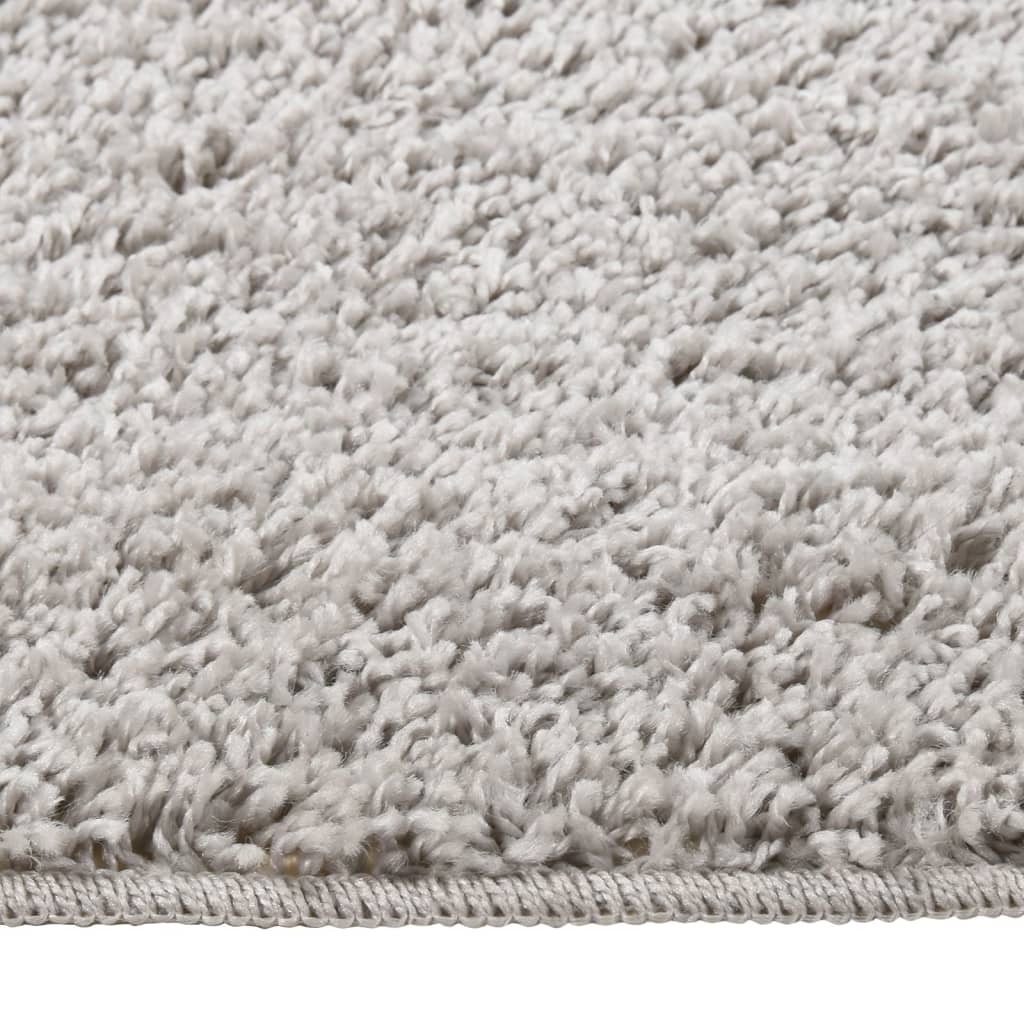 Tappeto Shaggy Grigio Chiaro 140x200 cm Antiscivolo - homemem39