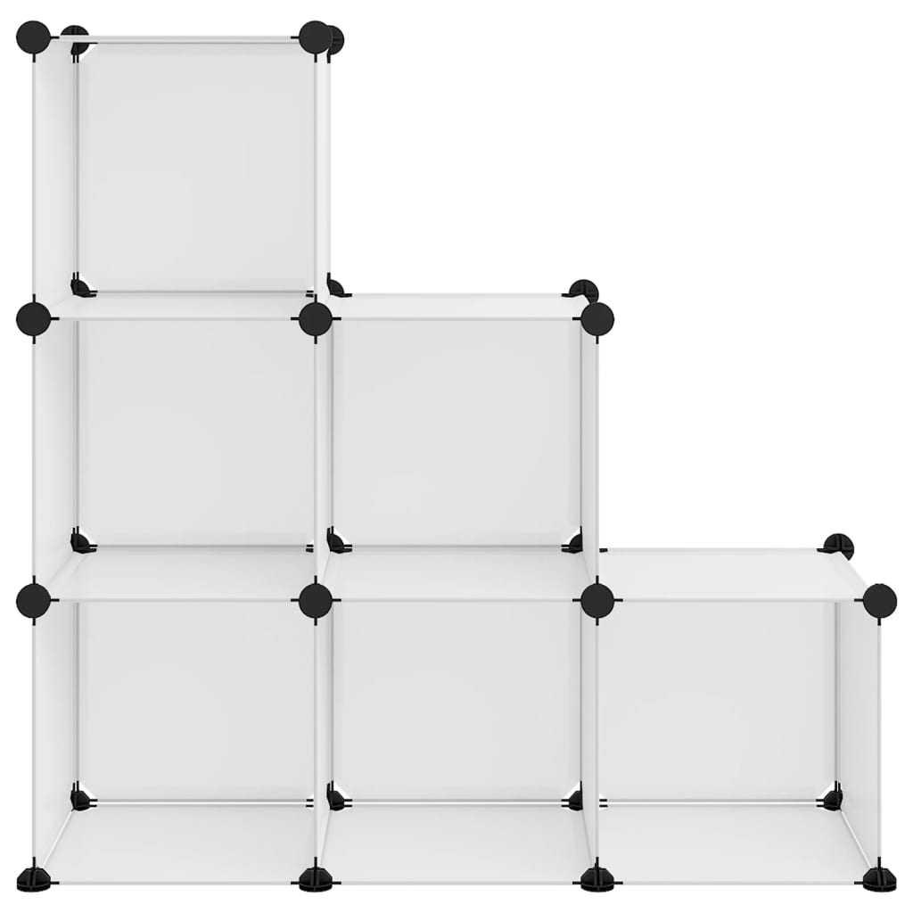 Organizzatore Portaoggetti con 6 Cubi Trasparenti in PP - homemem39