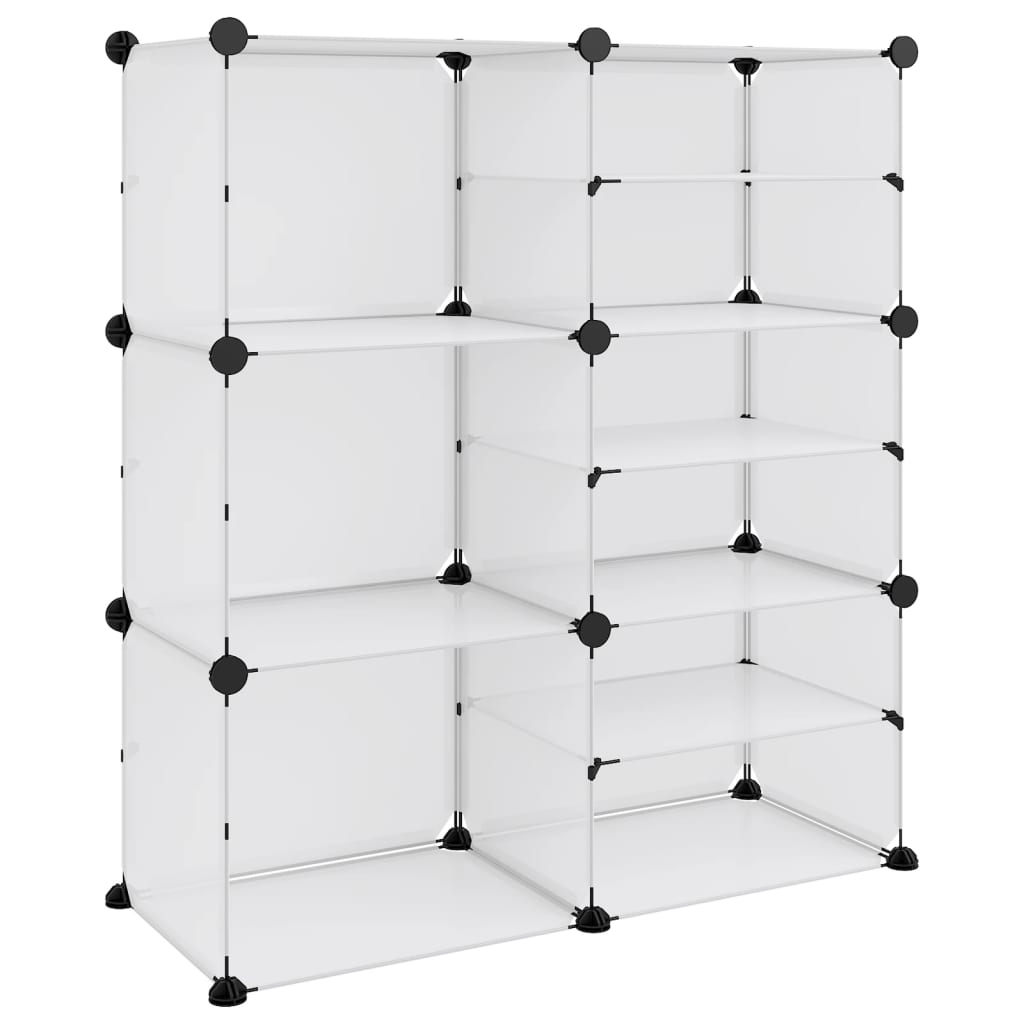 Scarpiera Trasparente 84x31,5x93 cm in PP - homemem39