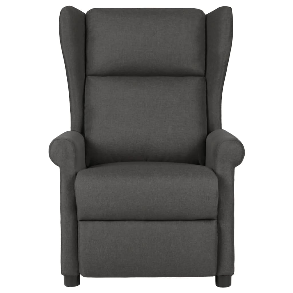 Poltrona Reclinabile in Tessuto Grigio Scuro - homemem39