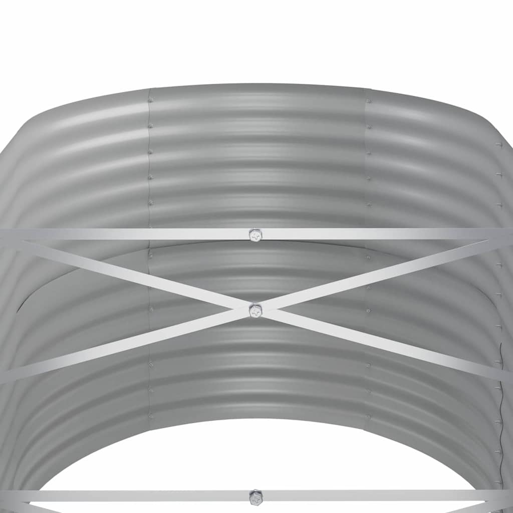 Letto Giardino Acciaio Verniciato a Polvere 152x80x68 cm Grigio - homemem39