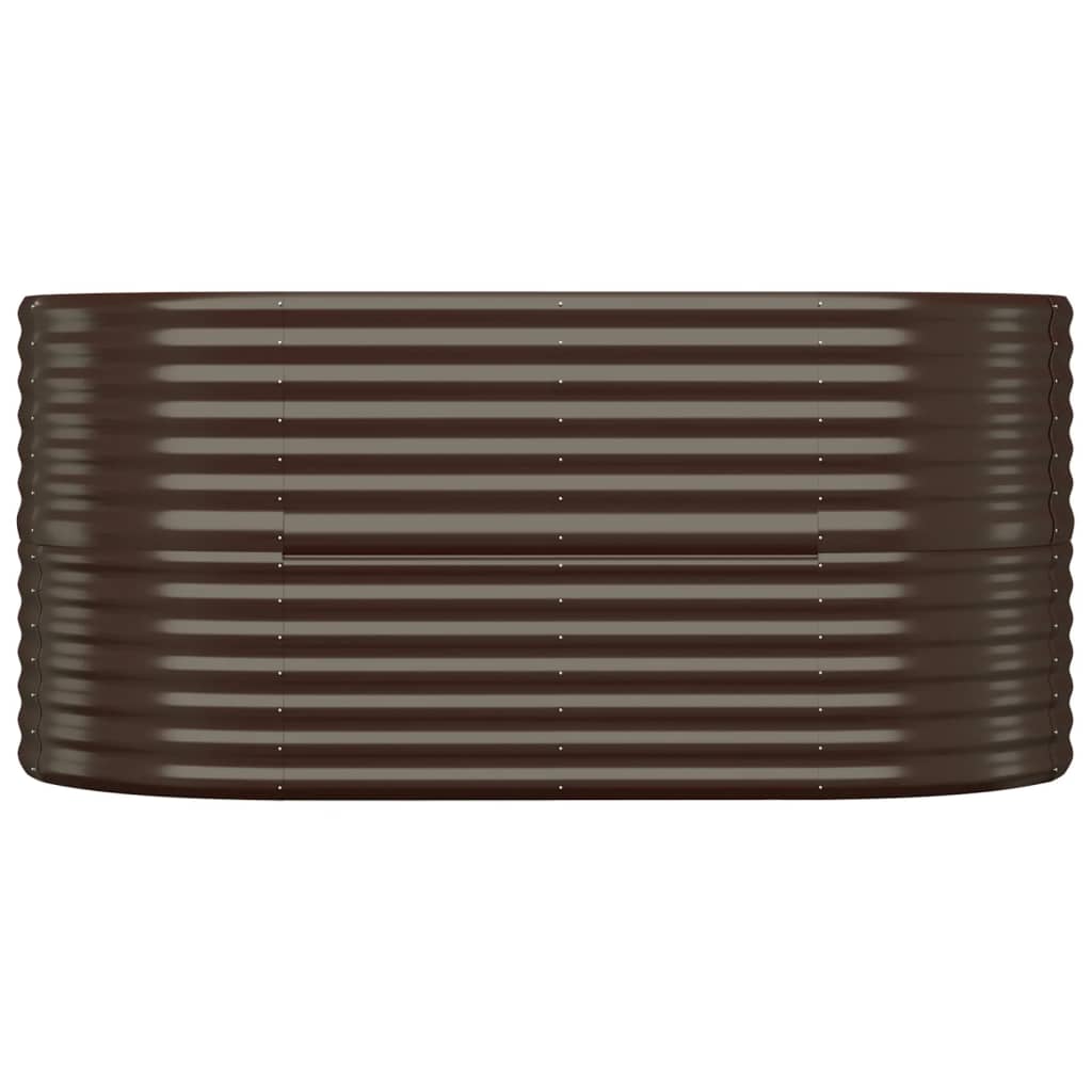Letto Giardino Acciaio Zincato 152x80x68cm Marrone