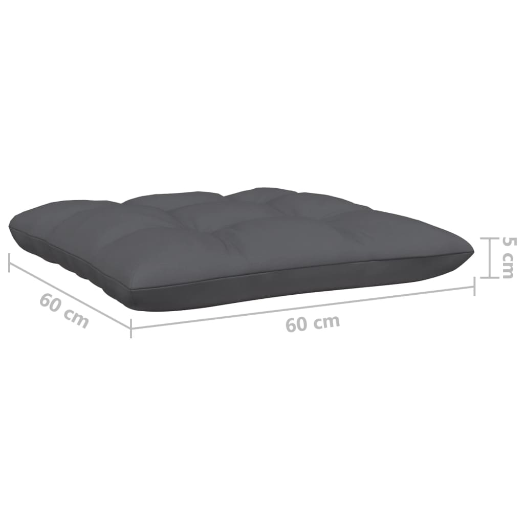 Set Salotto da Giardino 5pz con Cuscini Legno Massello di Pino | homemem39