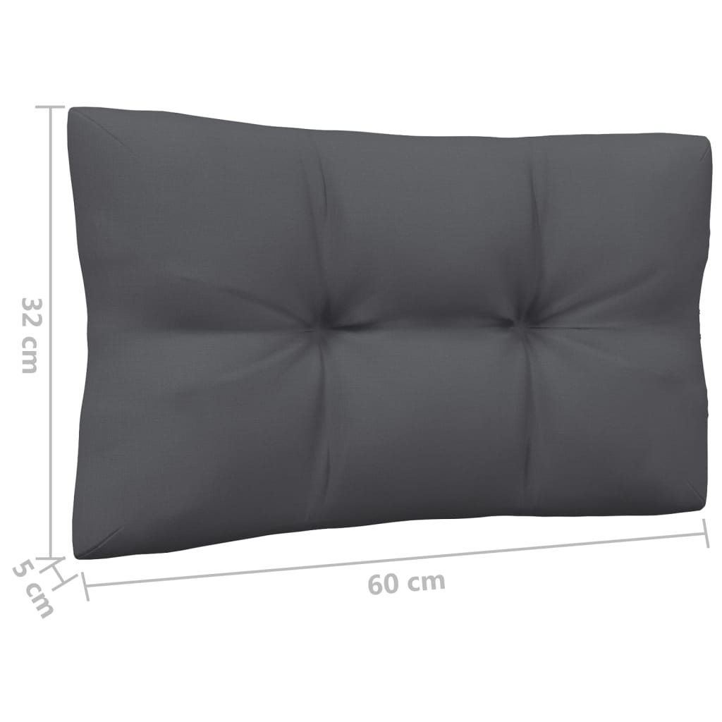 Set Salotto da Giardino 6 pz con Cuscini Legno Massello di Pino | homemem39