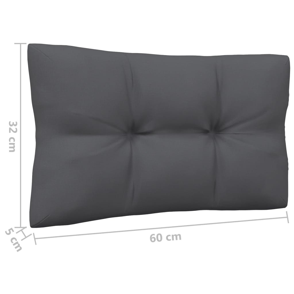 Set Salotto da Giardino 6 pz con Cuscini Legno Massello di Pino - homemem39