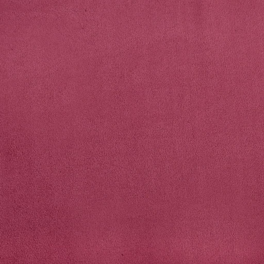 Poltrona Reclinabile Rosso Vino in Velluto