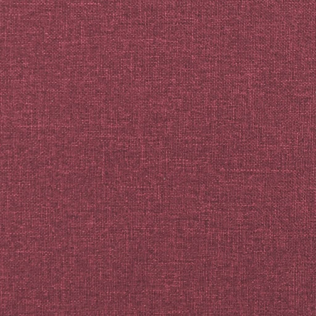 Poltrona Reclinabile in Tessuto Rosso Vino
