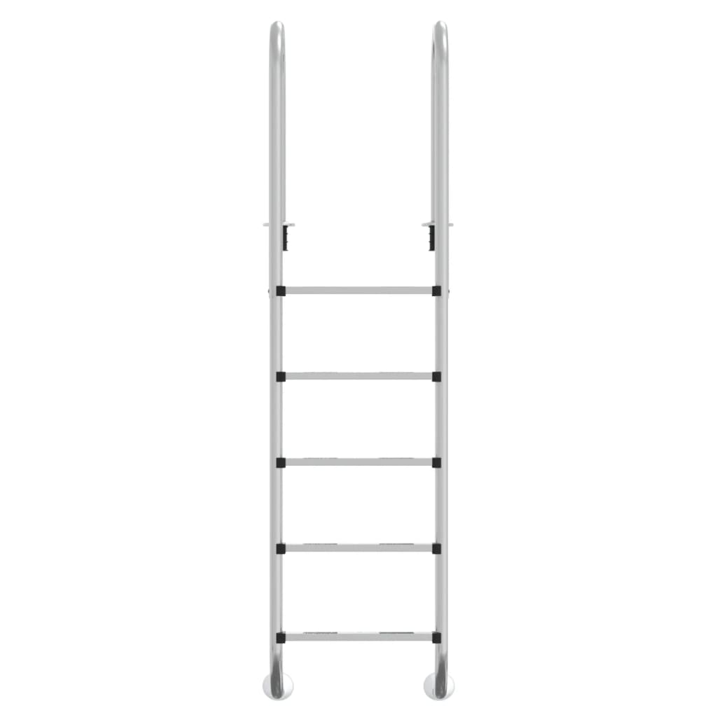 Scala per Piscina 54x38x211 cm Acciaio Inox 304