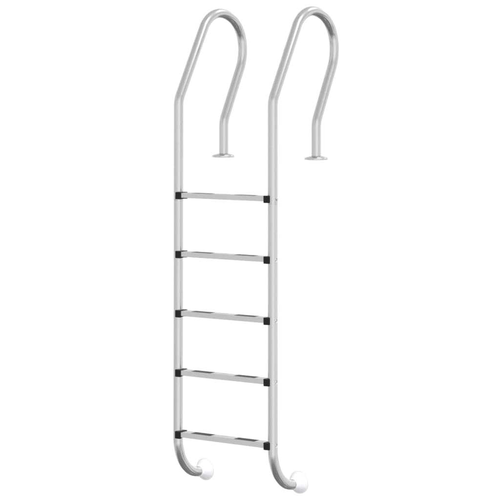 Scala per Piscina 54x38x211 cm Acciaio Inox 304