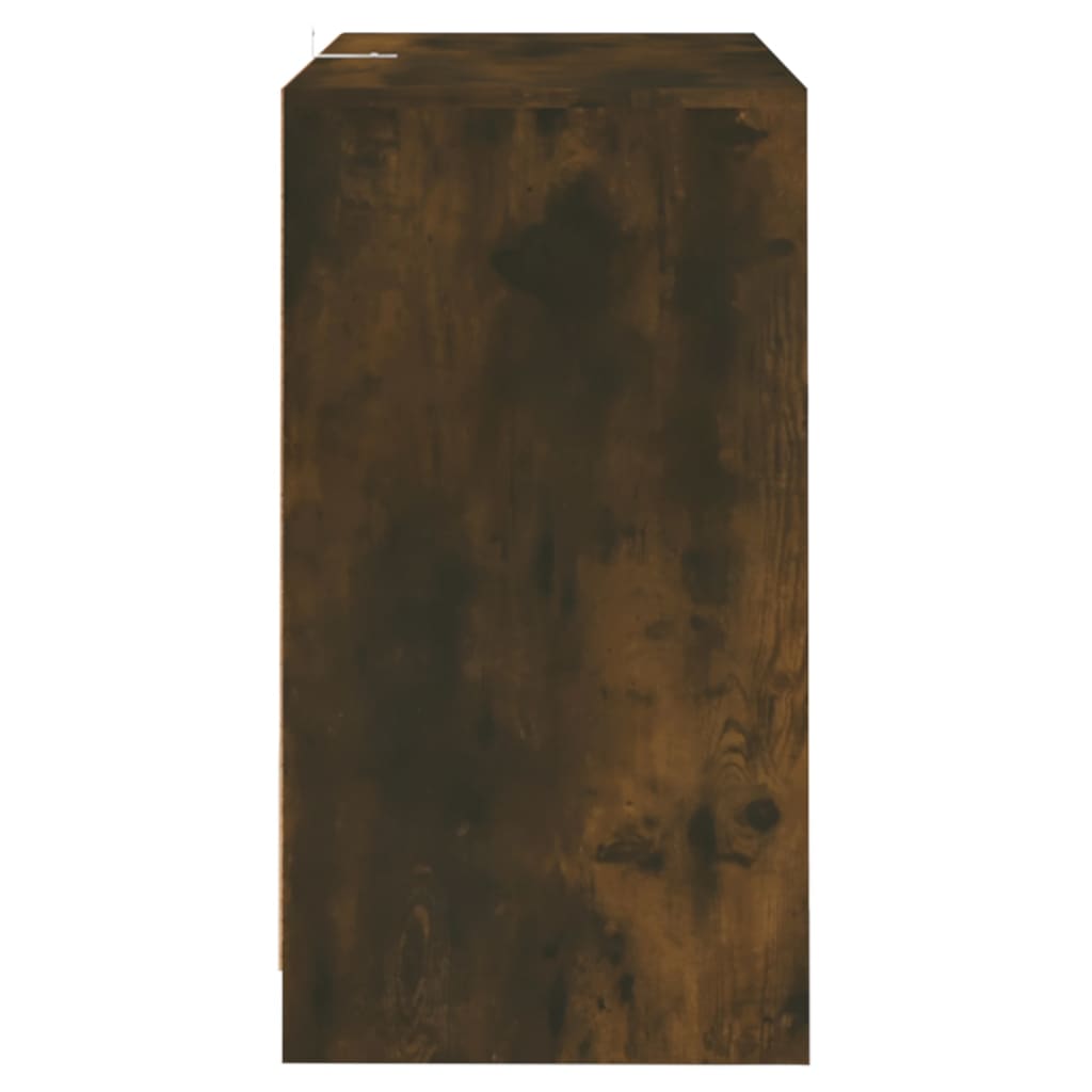 Credenze 2 pz Rovere Fumo 70x41x75 cm in Legno Multistrato - homemem39