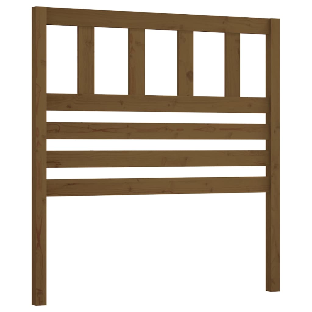 Testiera per Letto ambra 81x4x100 cm in Legno di Pino - homemem39