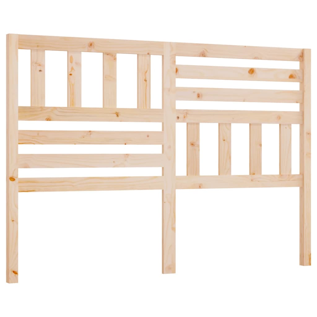 Testiera per Letto 146x4x100 cm in Legno Massello di Pino - homemem39