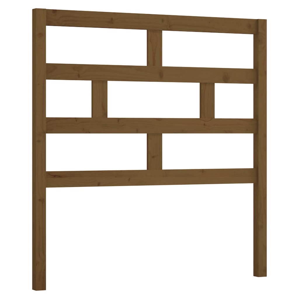 Testiera per Letto ambra 106x4x100 cm in Legno Massello di Pino - homemem39