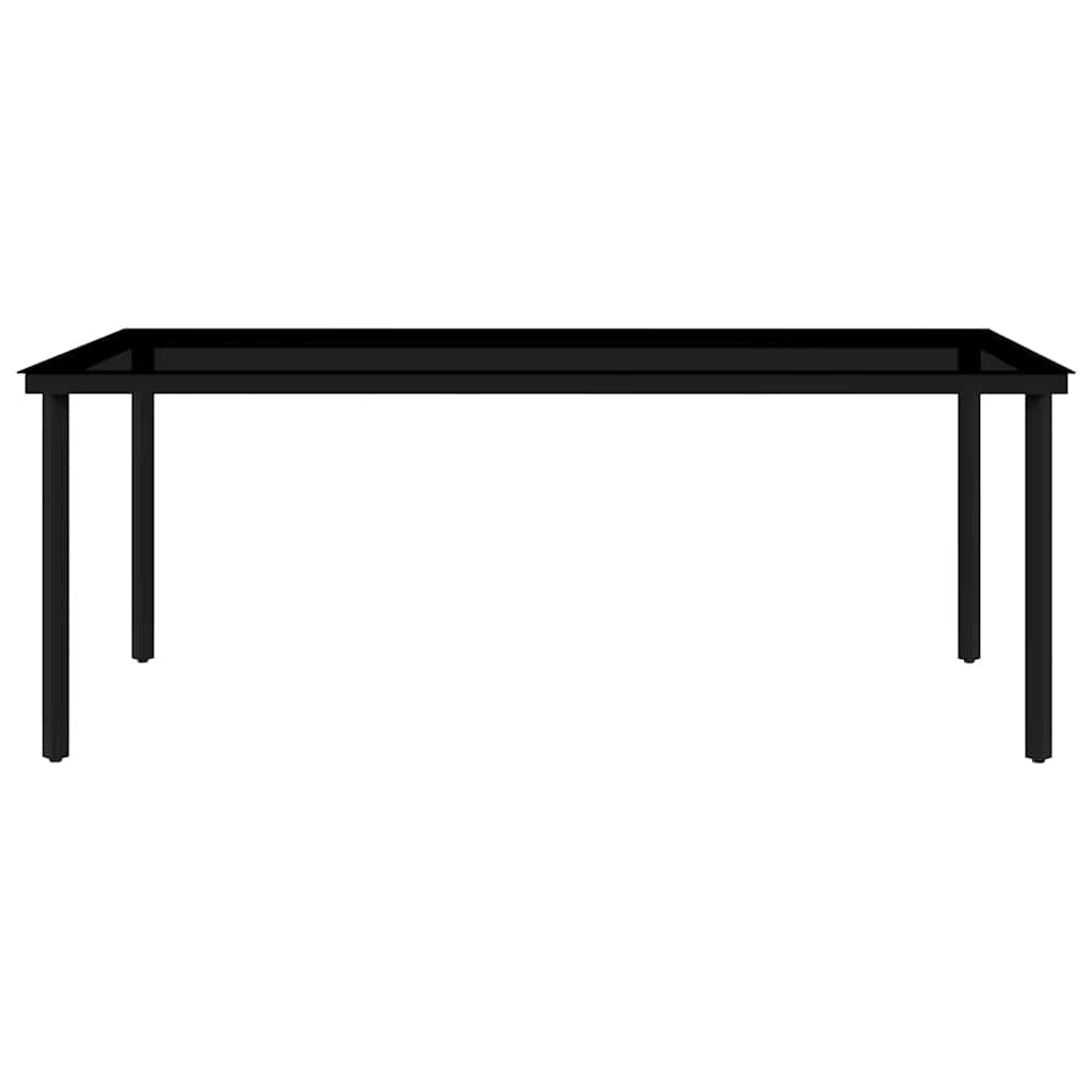 Set da Pranzo da Giardino 9 pz Nero | homemem39