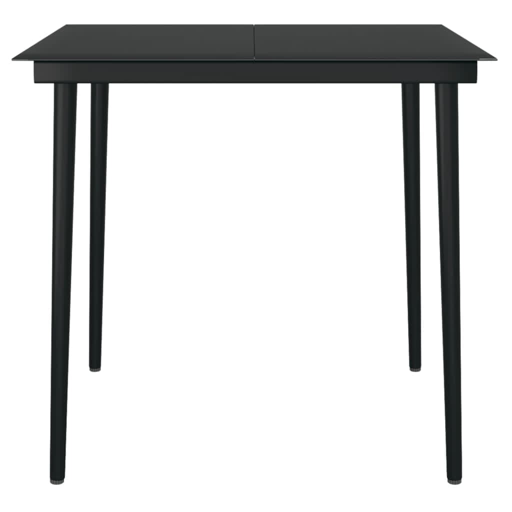 Set Mobili da Pranzo per Giardino 5 pz Bianco | homemem39
