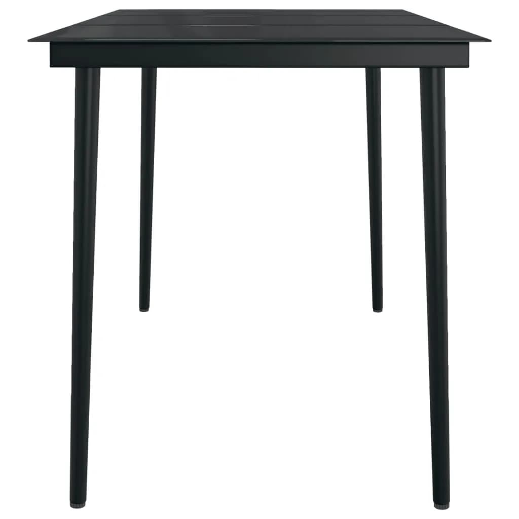 Set da Pranzo da Giardino 5 pz Nero | homemem39