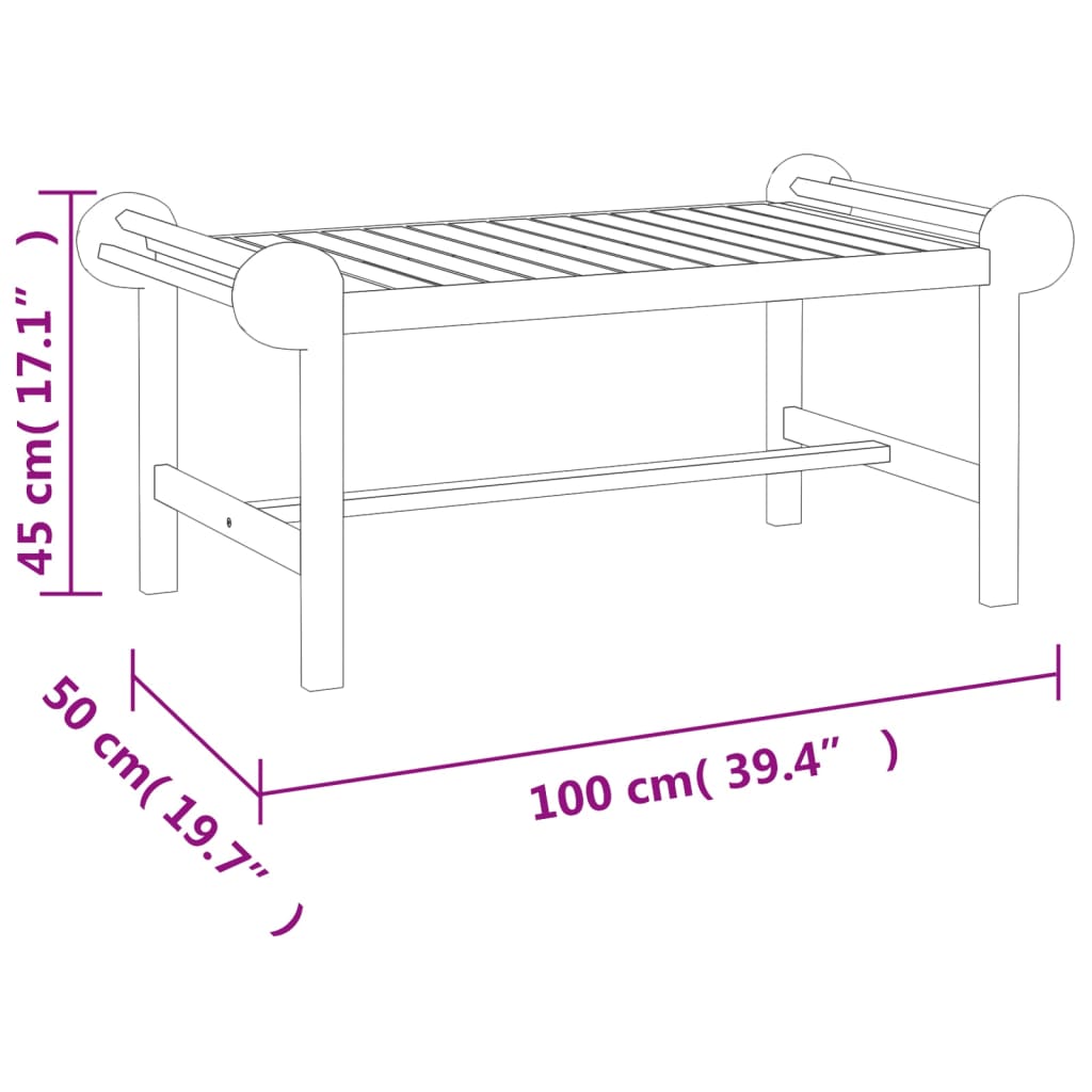 Set Salotto per Giardino 4pz Legno Massello di Teak | homemem39