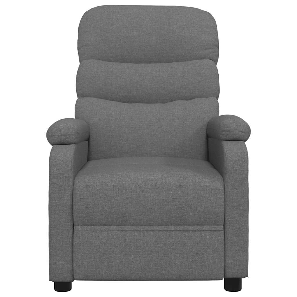 Poltrona Reclinabile in Tessuto Grigio Scuro - homemem39