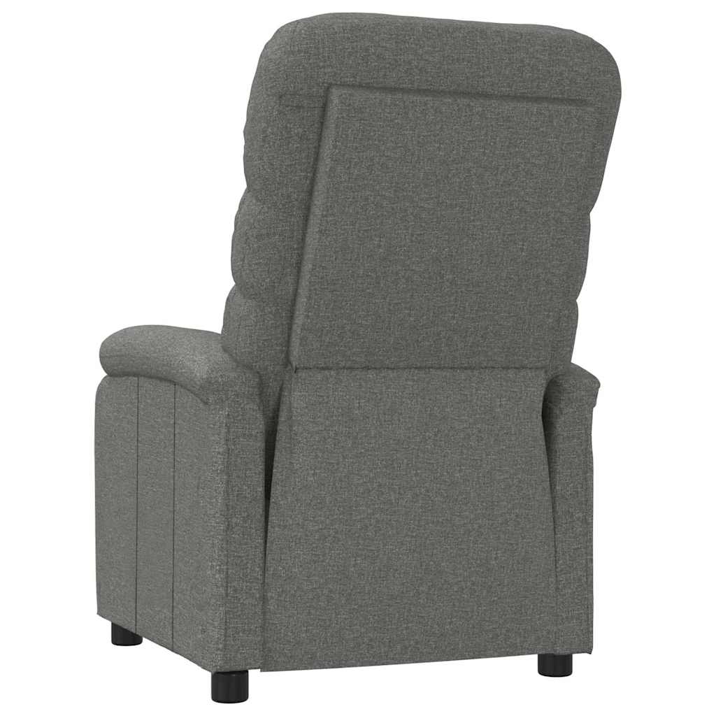 Poltrona Reclinabile in Tessuto Grigio Scuro - homemem39