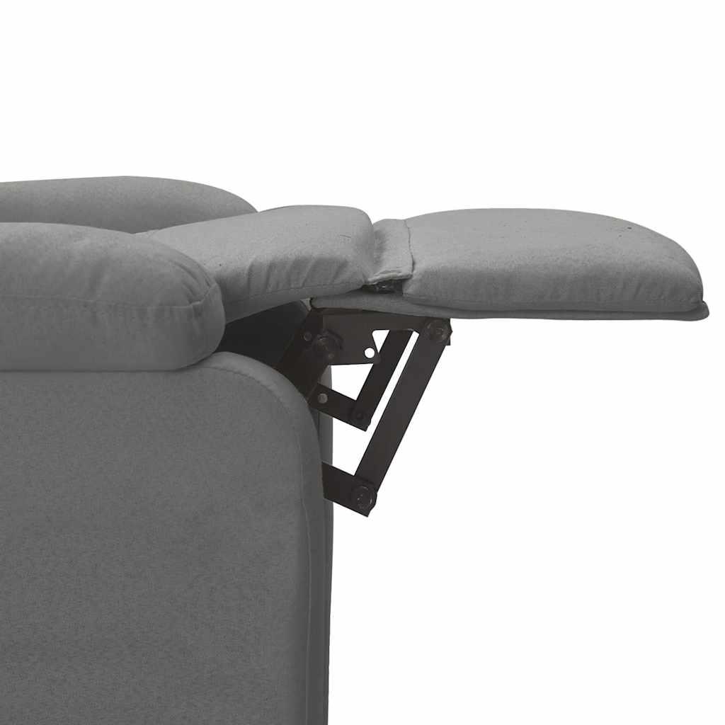 Poltrona Reclinabile in Tessuto Grigio Scuro - homemem39