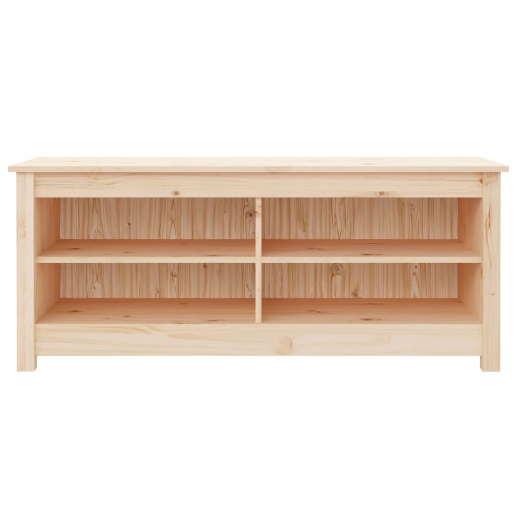 Scarpiera 110x38x45,5 cm in Legno Massello di Pino